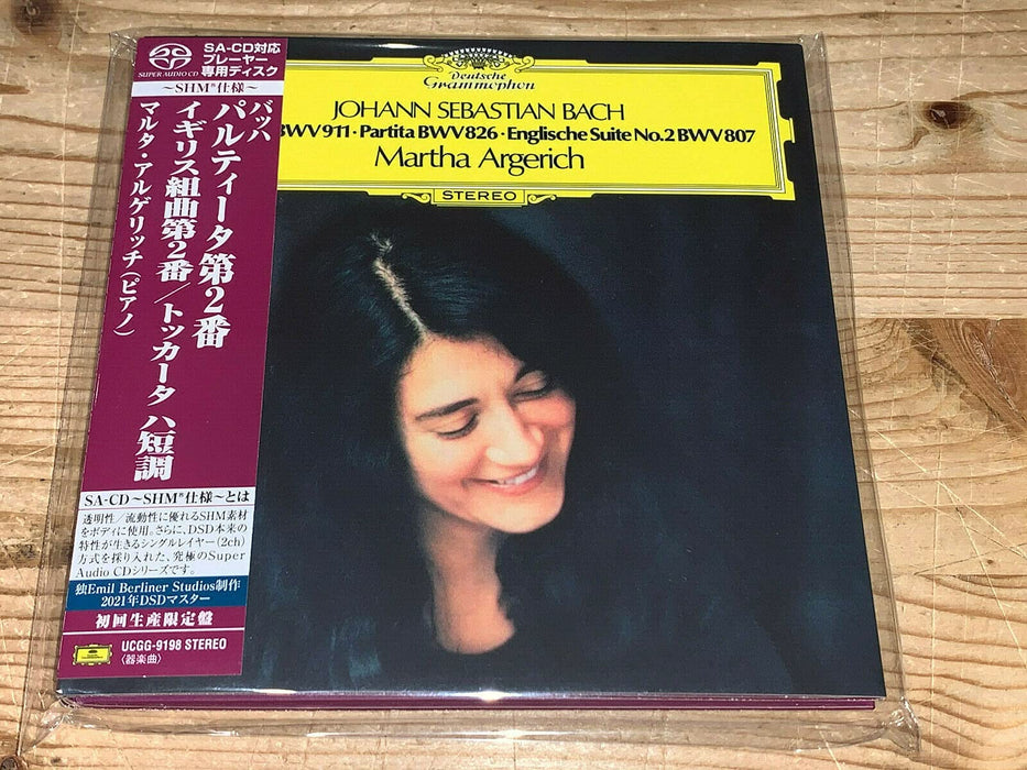 [SHM-SACD] Bach Toccata Partita 2 Eng.Suite 2 Martha Argerich UCGG-9198 Piano_1
