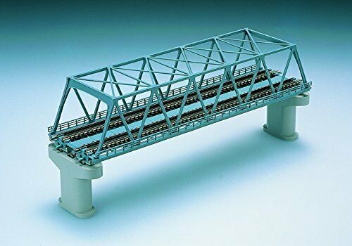 Tommy Tech gauge double-track truss iron bridge F blue double-track PC pier NEW_1