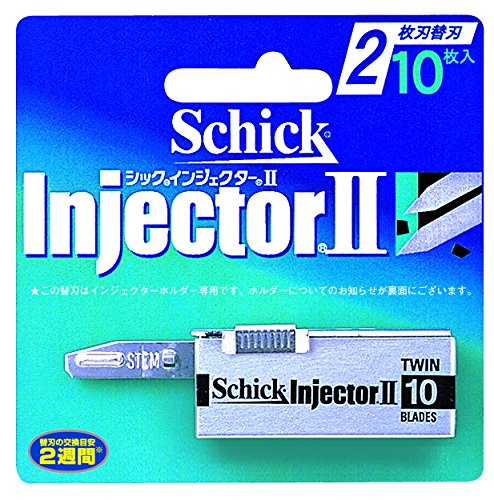 Schick injector II replacement blade Set of 10 pieces 103x103x20mm 283882 NEW_1