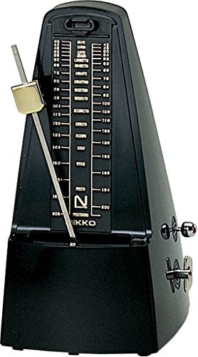 NIKKO Standard Black Mechanical Metronome 226 Tempo: 40-208 times / minute NEW_2