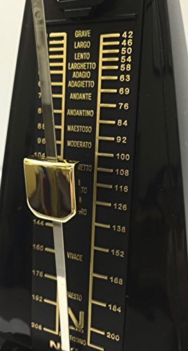 NIKKO Standard Black Mechanical Metronome 226 Tempo: 40-208 times / minute NEW_6
