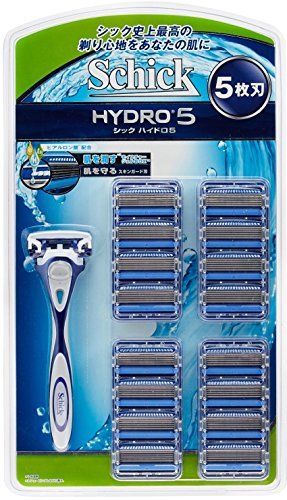 Chic Schick 5 Blades Hydro 5 Club Pack Main Body Replacement Blade 17 Co NEW_1