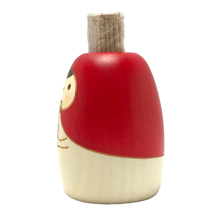 Usaburo Kokeshi Doll Made in Japan Slightly Wooden Toothpick Insert Red SP-1456_4