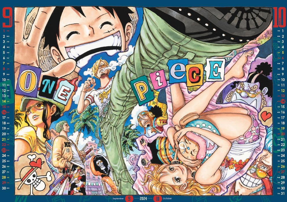 ONE PIECE comic calendar 2024 large format multimedia Shueisha 16pages Paper NEW_3