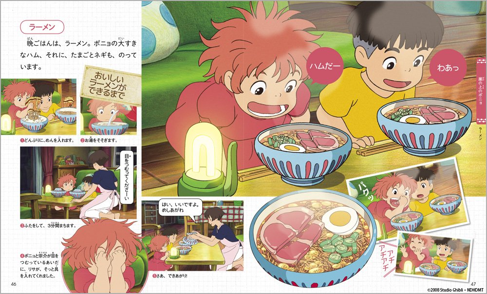 Tokuma Shoten STUDIO GHIBLI FOOD Tabemono-Ga-Ippai Anime Mini Picture Book NEW_2