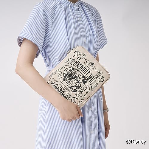 Disney 100th Anniversary Mickey Mouse Steamboat Willie Pouch Appendix Book NEW_5