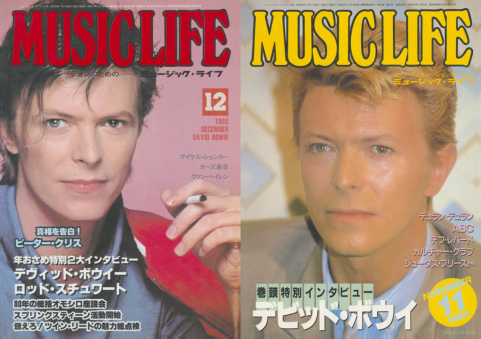 David Bowie in MUSIC LIFE (Book) Shinko Music Photograph and Special articles_3
