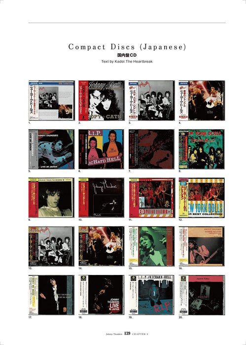 Johnny Thunders Complete Works The Art of Cosa Nostra Japanese Book Shinko Music_6
