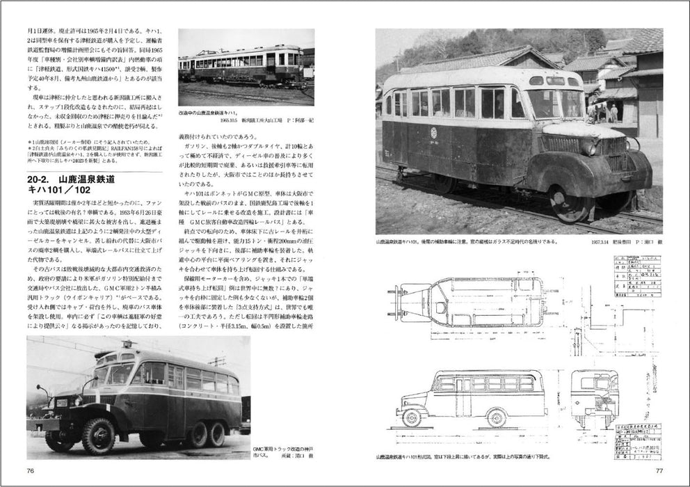 Neko Publishing RM Re-Library 23 Born after the war Private Railway Diesel Car_7