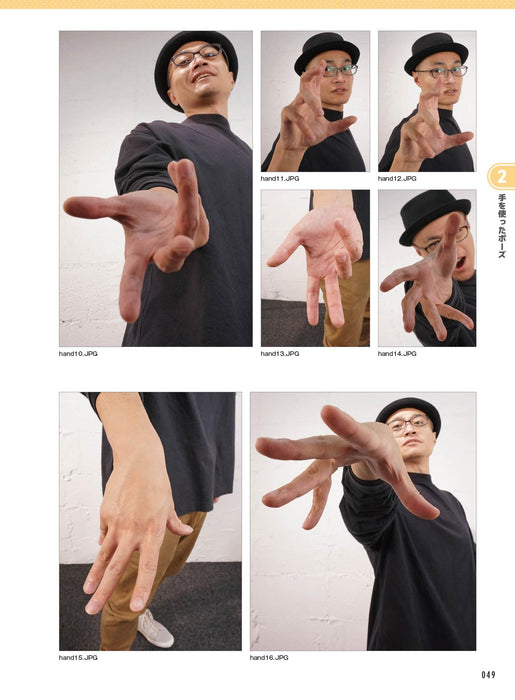 Hobby Japan Saito Naoki's #Today's Reference Pose (Book) Pose collection NEW_3