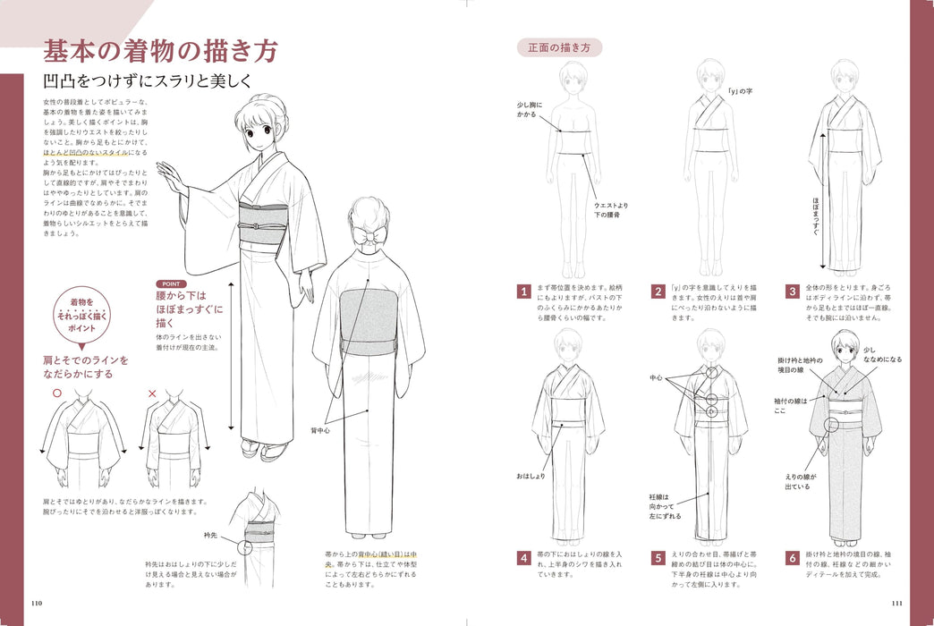 Hobby Japan Understand the Structure and Movement How to Draw Kimono (Book) NEW_2