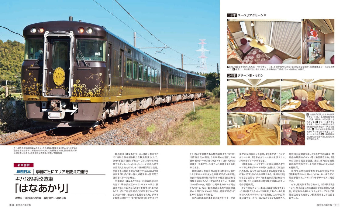 Ikaros Publishing J.R. Limited Express Annual 2025 (Book) JR West Type 273 NEW_3