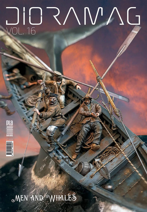 Pla Editions Dioramag Vol.16 Men and Whales (Book) DIO_16E Model Reference Book_5