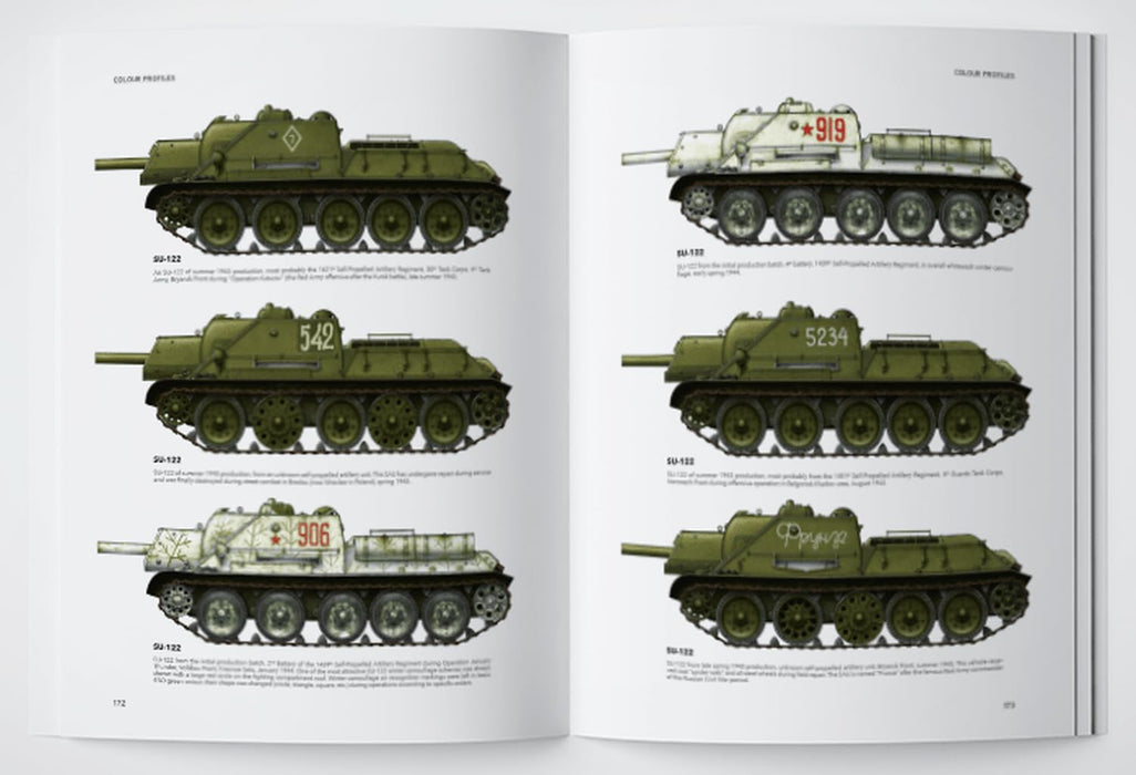 Canfora Publishing SU-122 Self-Propelled Assault Gun Red Machines Vol.4 (Book)_4
