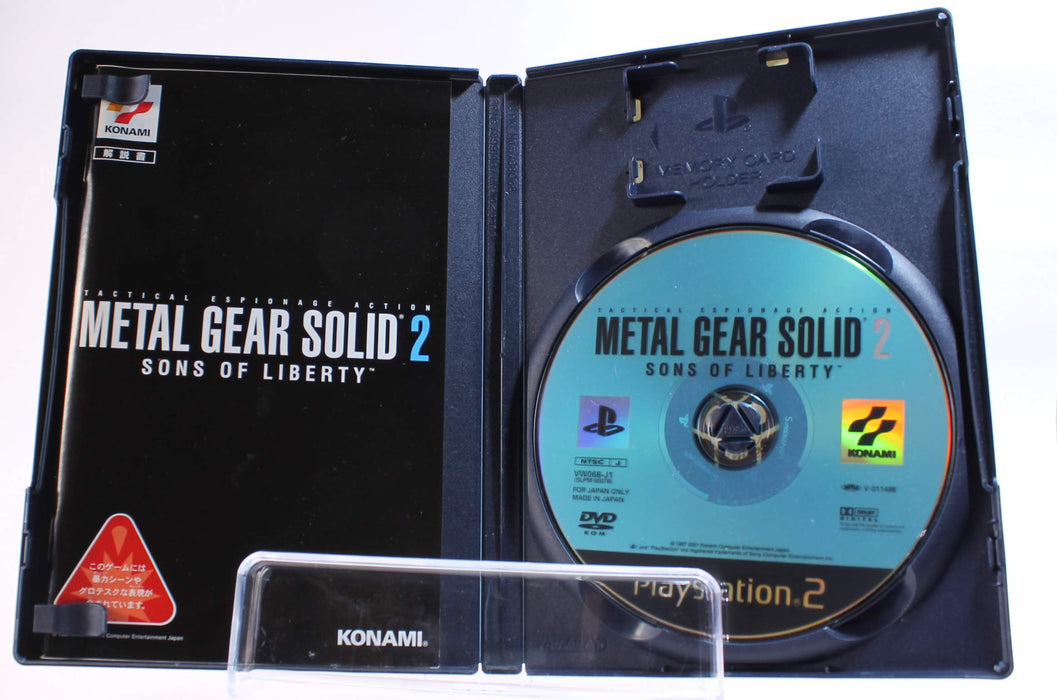 PS2 METAL GEAR SOLID 2 SONS OF LIBERTY SLPM-65078 Tactical intelligence Game NEW_3