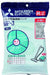 MITSUBISHI vacuum cleaner paper filter pack MP-3 for Mitsubishi MP-2,3,5,7,9 NEW_1