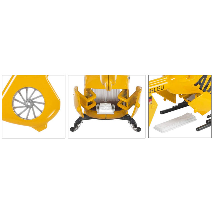 BorneLund SIKU Rescue Helicopter 1/55 scale Action Figure Yellow SK2539G ‎30027_3