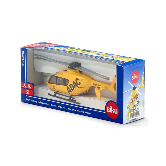 BorneLund SIKU Rescue Helicopter 1/55 scale Action Figure Yellow SK2539G ‎30027_5