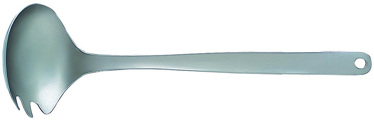 Yanagi Sori Stainless Steel Fork ladle Dishwasher Safe Matte Finish 9cmx28.8cm_1
