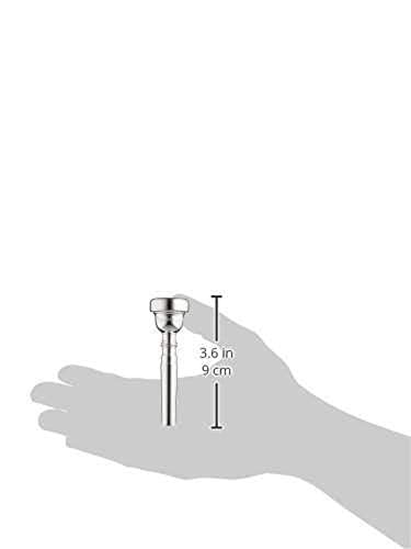 Vincent Bach trumpet mouthpiece 5C silver-plated finish 16.25mm Cup:M Rim:MW NEW_3