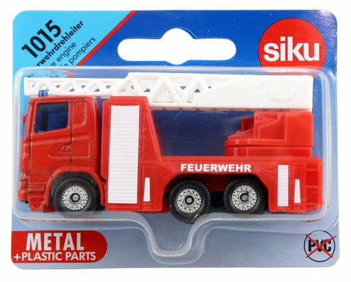 BorneLund SIKU Ladder Truck SK1015 ‎28046 ABS, Diecast Miniature Car Red NEW_2