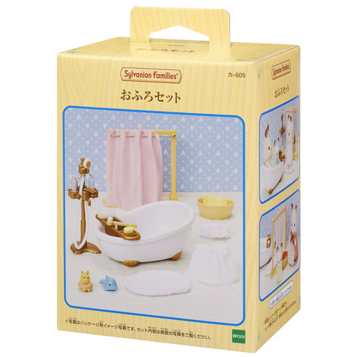 EPOCH Sylvanian Families Bathroom Set KA-605 Doll House Furniture & Accessories_2