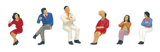 KATO HO Gauge Seated People 2 Figure 6-502 Model Railroad Diorama Supplies NEW_1