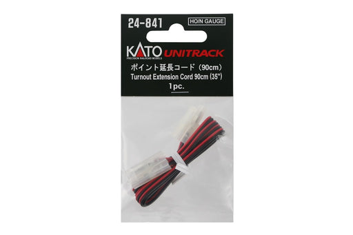 Kato Unitrack Turnout Extension Cord 90cm Red/Black 1pc. 24-841 Model Railroad_2