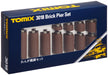 TOMIX N gauge brick bridge pier set 3018 5-55mm 11-pcs Model Railroad Supplies_1