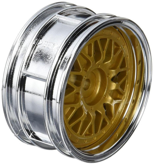 Tamiya R/C SPARE PARTS SP-548 2-piece mesh wheels 1-pair Silver 300050548 NEW_1