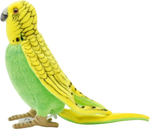 HANSA Green Budgerigar 21 Plush Doll Yellow/Green BH3653 190337 Polyester NEW_2