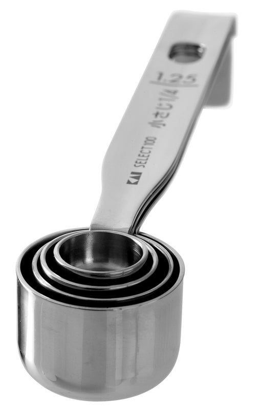 Kai DH-3006 SELECT 100 measuring spoon set Stainless Steel Set of 4 pieces NEW_2