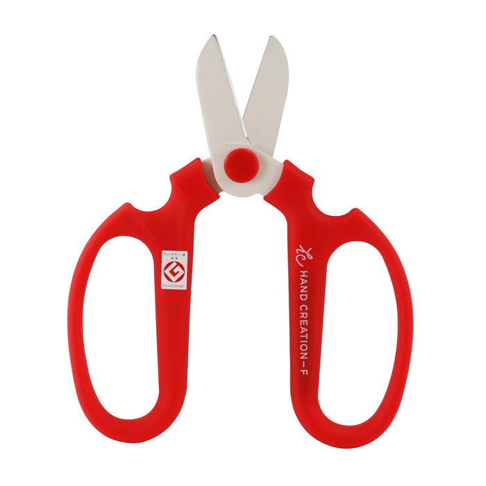 Sakagen Hand Creation-F Florist Scissors F-170 Red Carbon Steel Blade with Case_5