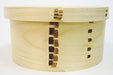Kiso Crafts Ohitsu Traditional Wooden Container for Cooked Rice Round Cypress_2