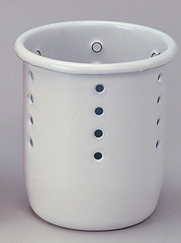 Takagi Metal Enamel water catcher for Rice bran pickles Container White NZ-MT_3