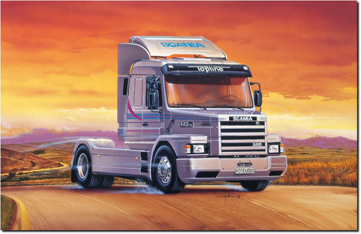 Italeri 1/24 scale Scania 143 M500 Top Line Plastic Model Kit IT0736 Not Painted_1