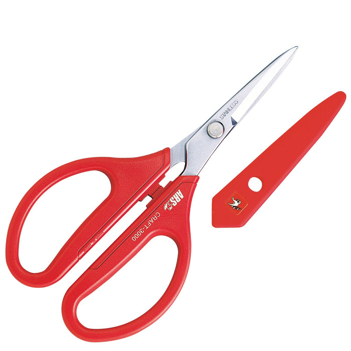 ARS Nouveau Craft Scissors Craft Choki Red 3000-R Micro Edge 45mm Blade NEW_1
