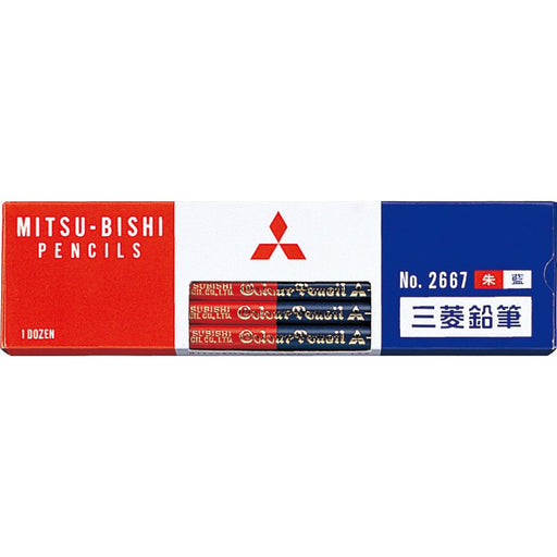 Mitsubishi pencil Red and Blue 2 colors K2667 Graphite Colored Pencil BOX NEW_1