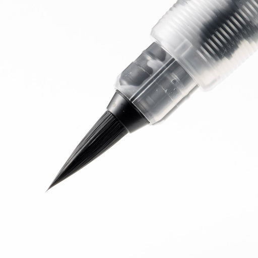 Pentel Fude Pen Brush Pen Medium Point Light Gray Ink XFL3L for condolence gift_2
