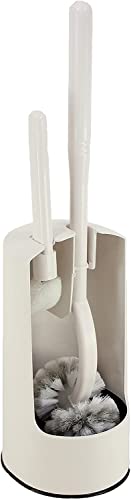 marna 2 in 1 toilet brush white with Plastic Storage Case W078W Made in Japan_1