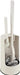 marna 2 in 1 toilet brush white with Plastic Storage Case W078W Made in Japan_1