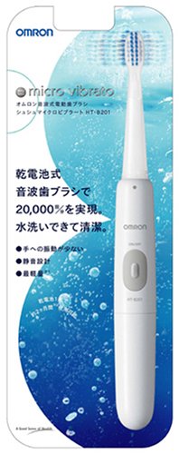 Omron Sonic Electric Toothbrush Micro Vibrato Double Merit Brush HT-B201 NEW_3