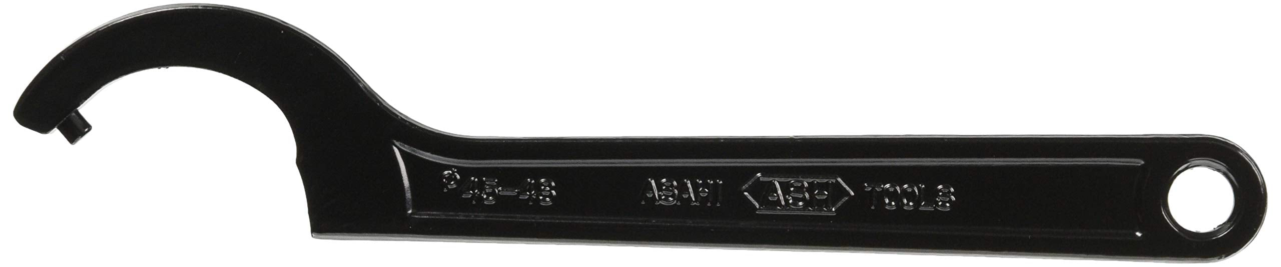 TRUSCO ASH hook pin spanner 45-48mm FP4548 Black Open End Manual Alloy Steel NEW_1