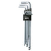 KTC HL259SP Ball Point L-shaped Long Hex Wrench Set of 9 Pcs Metal Powder Finish_1