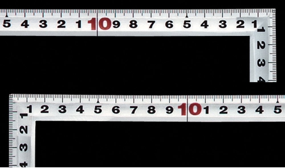 Shinwa Sokutei Ironworking Carving ruler Silver 30cm 10294 for Professional NEW_2