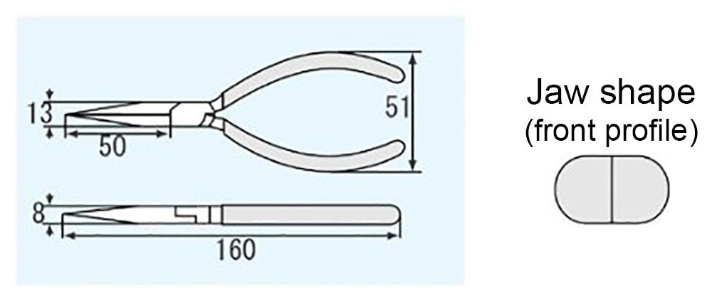 Engineer PR-46 Best Needle Nose Pliers ROHS Compliant Green L160x51x8mm NEW_4