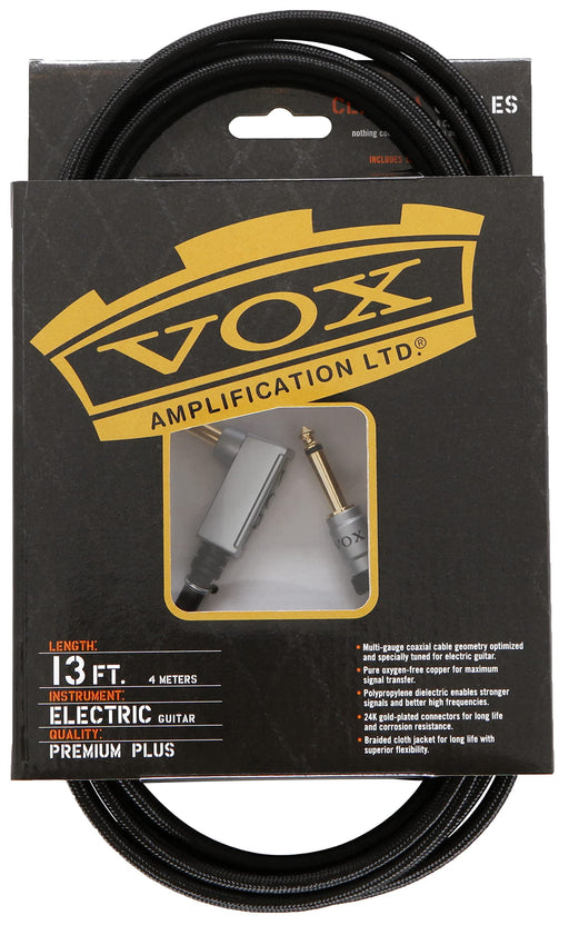 VOX Cable for Electric Guitar Bass ClassA S/L Jack Type 4m VGC-13 Black NEW_1