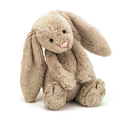 Jellycat Bashful Beige Bunny Plush Doll M size Rabbit H20cm Beige BAS3B NEW_1