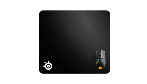 SteelSeries QCK heavy mouse pad 63008 Anti-slip Black 450x400x6mm Rubber NEW_2