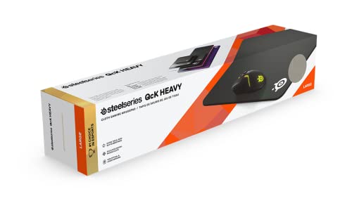 SteelSeries QCK heavy mouse pad 63008 Anti-slip Black 450x400x6mm Rubber NEW_3